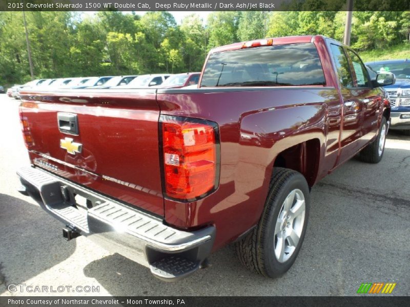 Deep Ruby Metallic / Dark Ash/Jet Black 2015 Chevrolet Silverado 1500 WT Double Cab