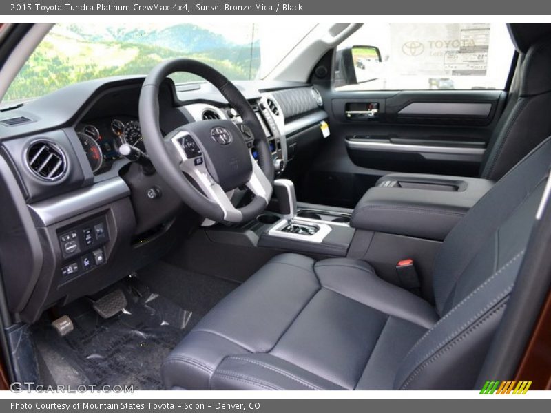 Sunset Bronze Mica / Black 2015 Toyota Tundra Platinum CrewMax 4x4