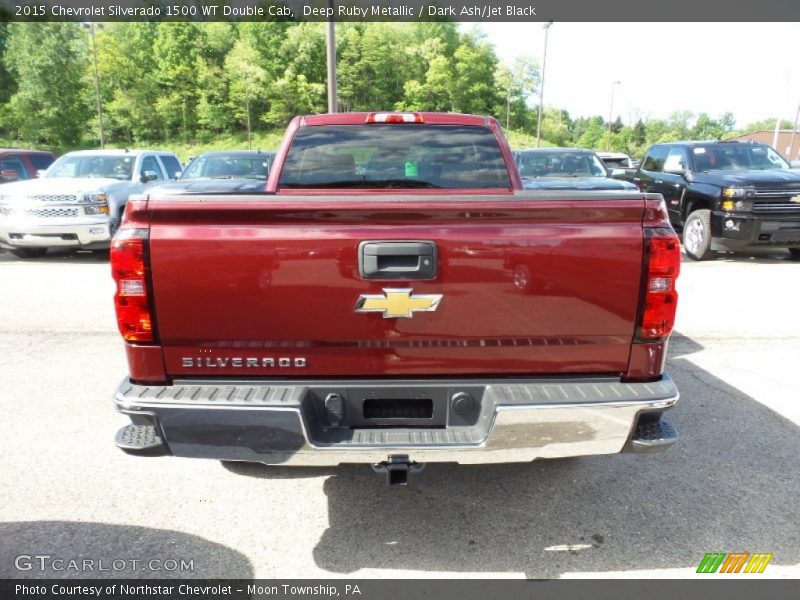 Deep Ruby Metallic / Dark Ash/Jet Black 2015 Chevrolet Silverado 1500 WT Double Cab