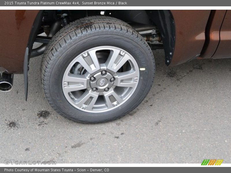 Sunset Bronze Mica / Black 2015 Toyota Tundra Platinum CrewMax 4x4