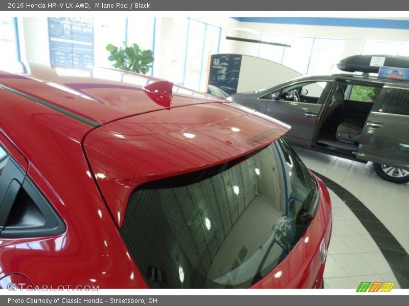 Milano Red / Black 2016 Honda HR-V LX AWD