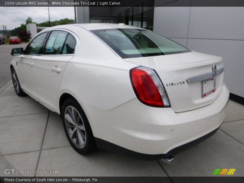 White Chocolate Tri-Coat / Light Camel 2009 Lincoln MKS Sedan