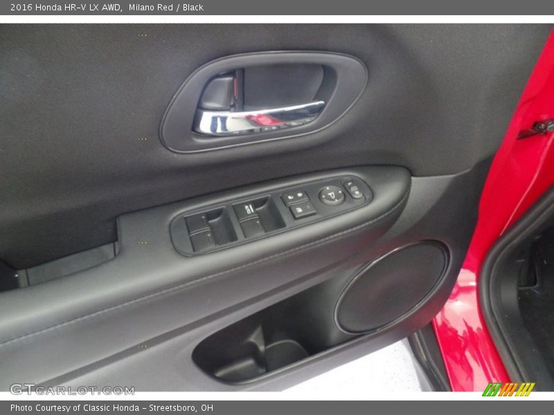 Milano Red / Black 2016 Honda HR-V LX AWD