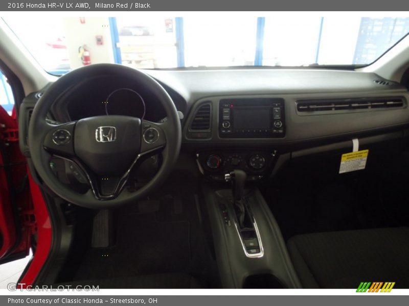 Milano Red / Black 2016 Honda HR-V LX AWD