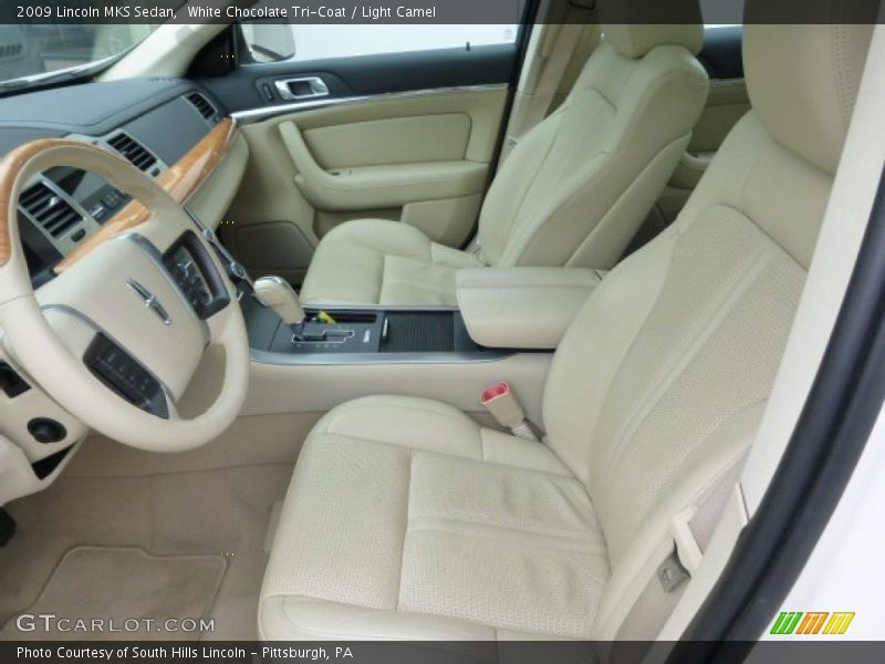 White Chocolate Tri-Coat / Light Camel 2009 Lincoln MKS Sedan