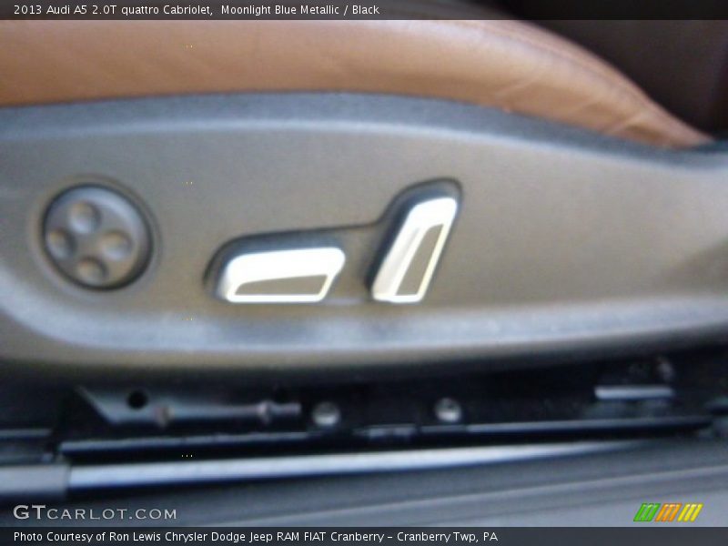 Moonlight Blue Metallic / Black 2013 Audi A5 2.0T quattro Cabriolet