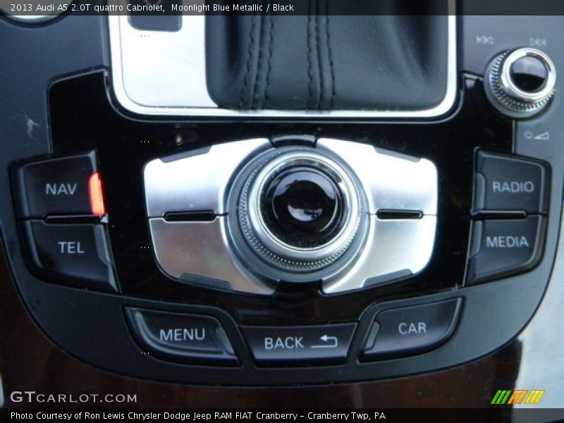 Moonlight Blue Metallic / Black 2013 Audi A5 2.0T quattro Cabriolet