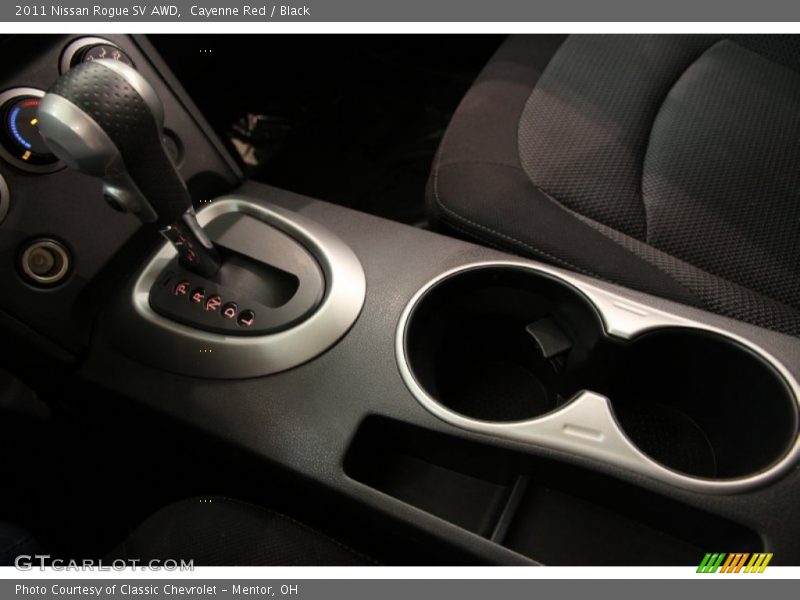 Cayenne Red / Black 2011 Nissan Rogue SV AWD