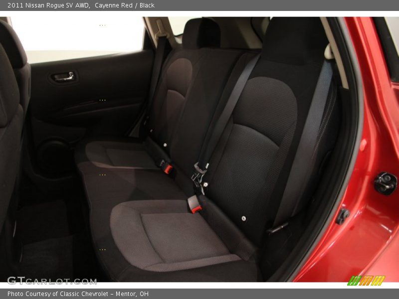 Cayenne Red / Black 2011 Nissan Rogue SV AWD