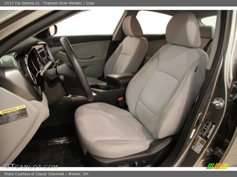 Titanium Silver Metallic / Gray 2013 Kia Optima LX