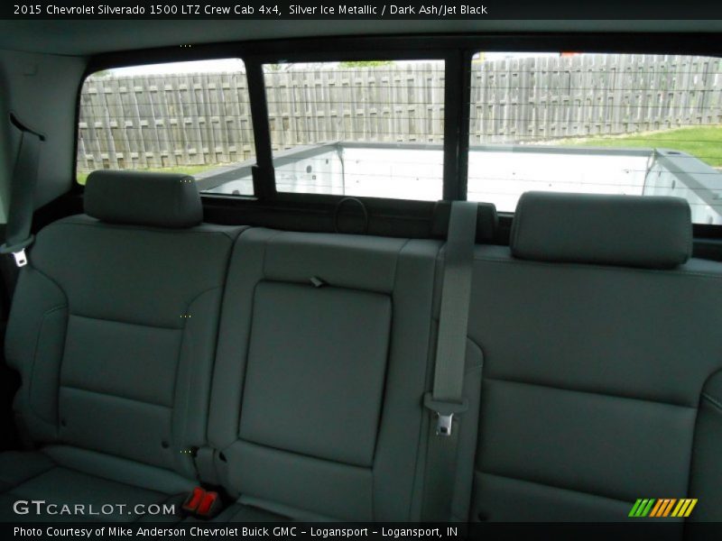Silver Ice Metallic / Dark Ash/Jet Black 2015 Chevrolet Silverado 1500 LTZ Crew Cab 4x4
