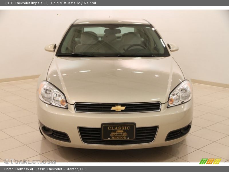 Gold Mist Metallic / Neutral 2010 Chevrolet Impala LT