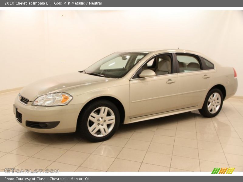 Gold Mist Metallic / Neutral 2010 Chevrolet Impala LT