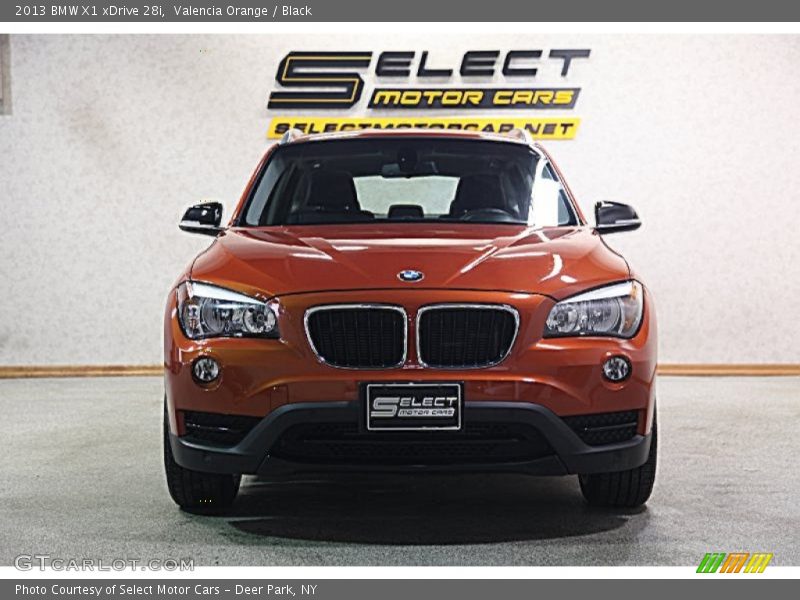 Valencia Orange / Black 2013 BMW X1 xDrive 28i