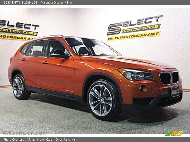 Valencia Orange / Black 2013 BMW X1 xDrive 28i