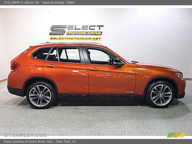Valencia Orange / Black 2013 BMW X1 xDrive 28i