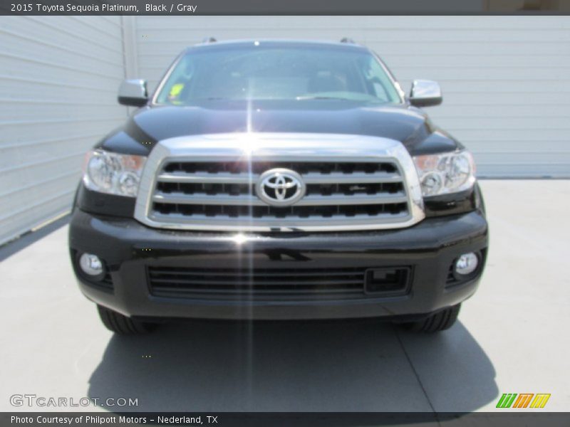 Black / Gray 2015 Toyota Sequoia Platinum