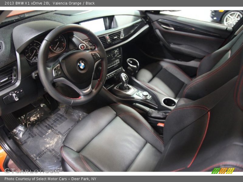 Valencia Orange / Black 2013 BMW X1 xDrive 28i