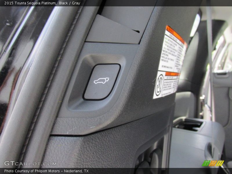 Black / Gray 2015 Toyota Sequoia Platinum
