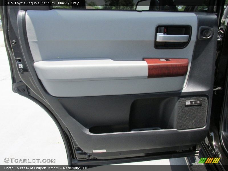 Black / Gray 2015 Toyota Sequoia Platinum