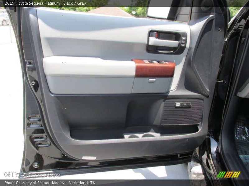 Black / Gray 2015 Toyota Sequoia Platinum