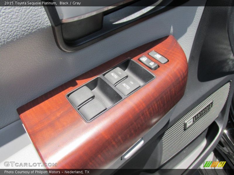 Black / Gray 2015 Toyota Sequoia Platinum