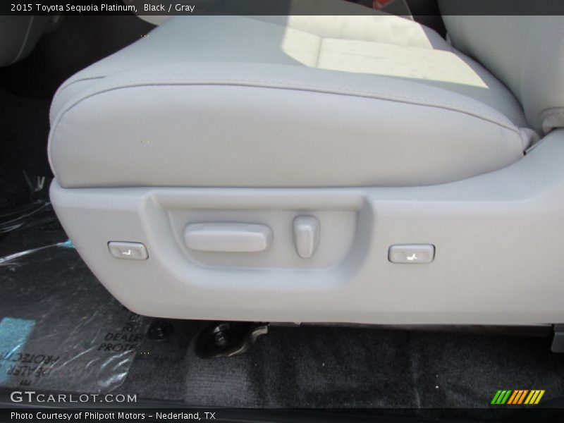 Black / Gray 2015 Toyota Sequoia Platinum