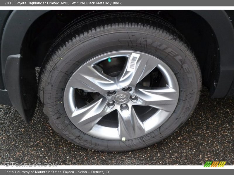 Attitude Black Metallic / Black 2015 Toyota Highlander Limited AWD