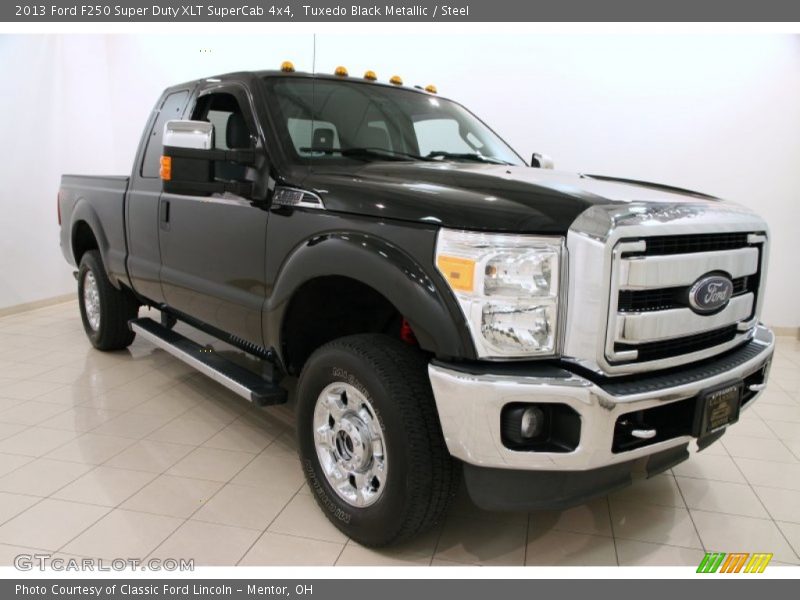 Tuxedo Black Metallic / Steel 2013 Ford F250 Super Duty XLT SuperCab 4x4