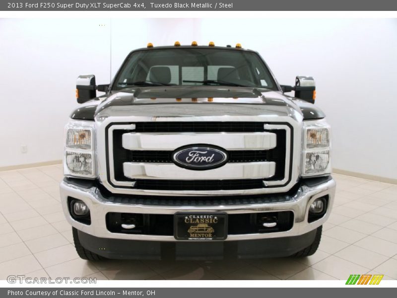 Tuxedo Black Metallic / Steel 2013 Ford F250 Super Duty XLT SuperCab 4x4