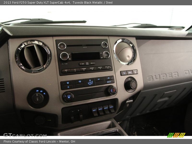 Tuxedo Black Metallic / Steel 2013 Ford F250 Super Duty XLT SuperCab 4x4