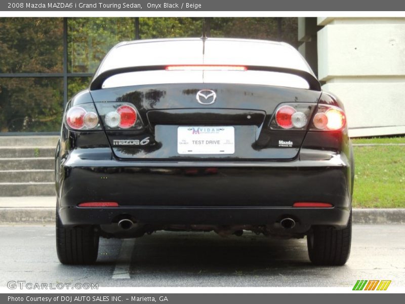 Onyx Black / Beige 2008 Mazda MAZDA6 i Grand Touring Sedan