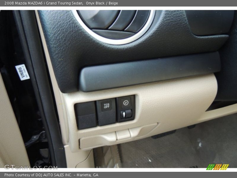 Onyx Black / Beige 2008 Mazda MAZDA6 i Grand Touring Sedan