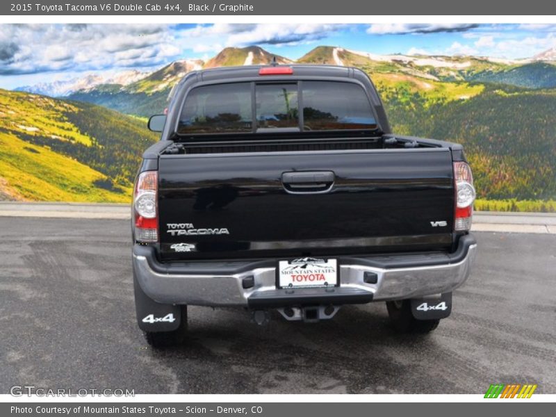 Black / Graphite 2015 Toyota Tacoma V6 Double Cab 4x4