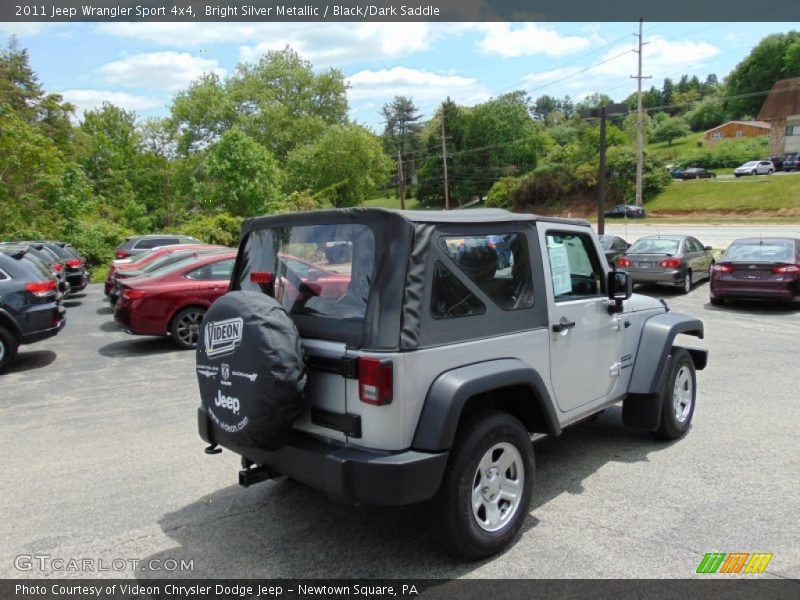 Bright Silver Metallic / Black/Dark Saddle 2011 Jeep Wrangler Sport 4x4