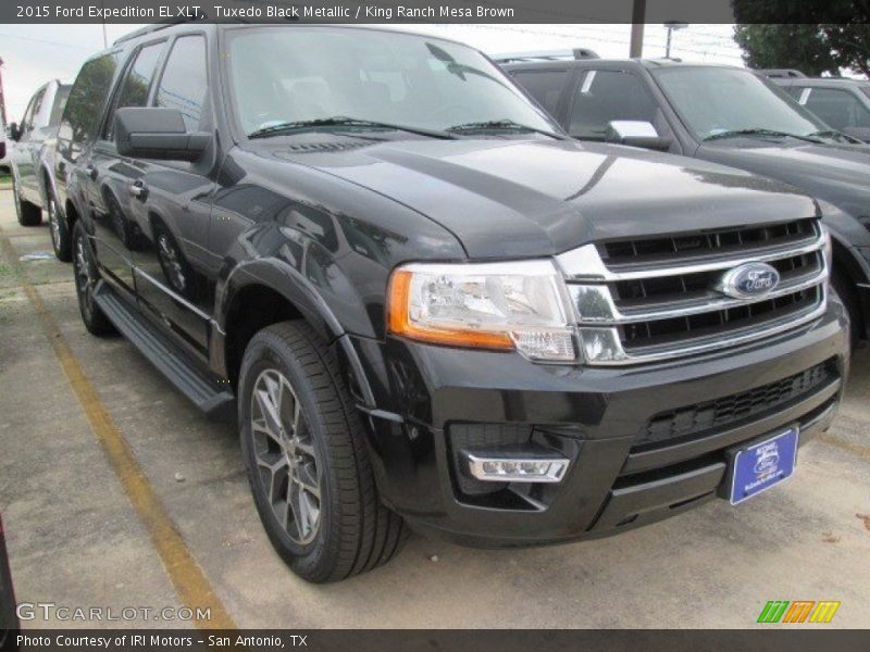 Tuxedo Black Metallic / King Ranch Mesa Brown 2015 Ford Expedition EL XLT