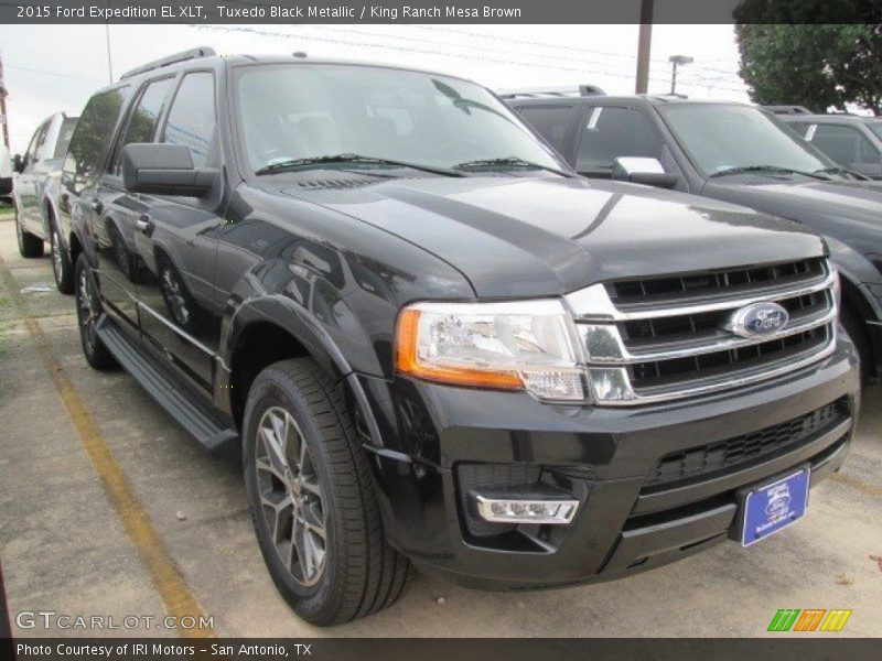 Tuxedo Black Metallic / King Ranch Mesa Brown 2015 Ford Expedition EL XLT