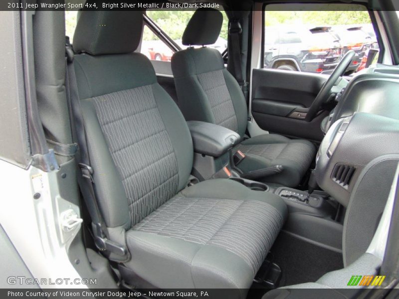 Bright Silver Metallic / Black/Dark Saddle 2011 Jeep Wrangler Sport 4x4