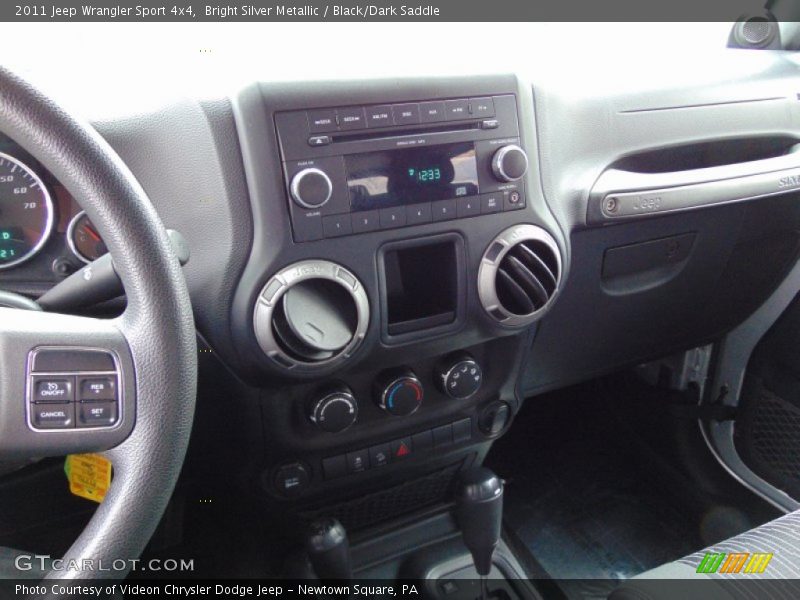 Bright Silver Metallic / Black/Dark Saddle 2011 Jeep Wrangler Sport 4x4