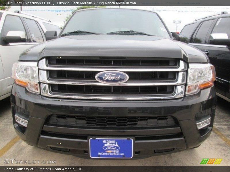 Tuxedo Black Metallic / King Ranch Mesa Brown 2015 Ford Expedition EL XLT