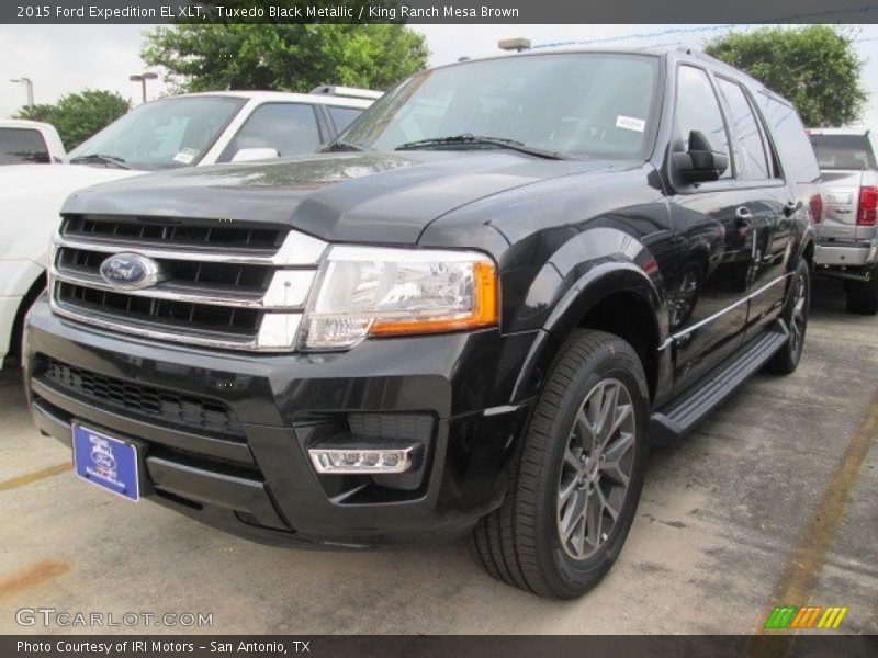 Tuxedo Black Metallic / King Ranch Mesa Brown 2015 Ford Expedition EL XLT