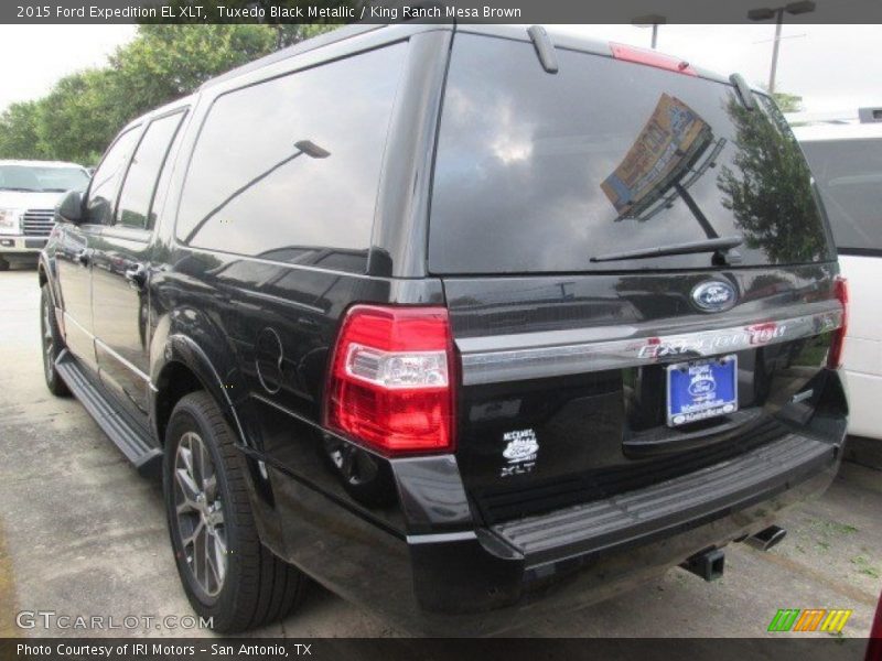 Tuxedo Black Metallic / King Ranch Mesa Brown 2015 Ford Expedition EL XLT