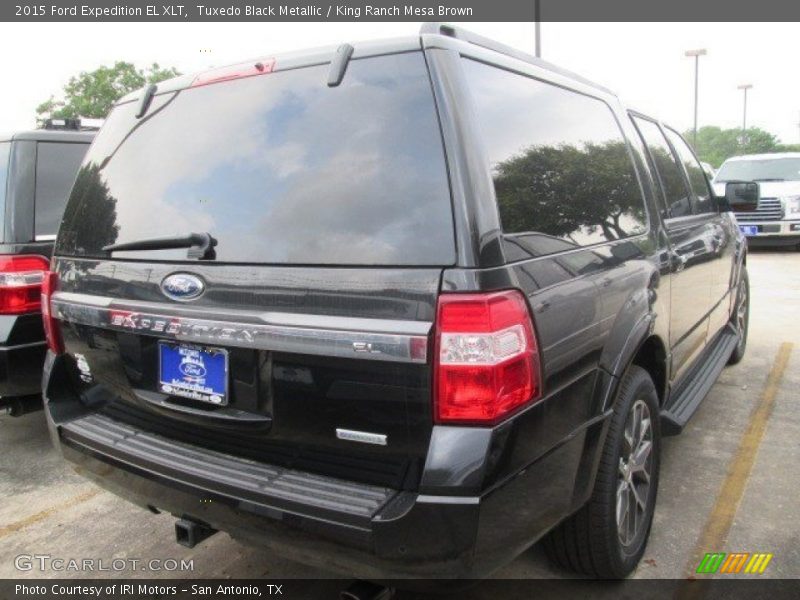 Tuxedo Black Metallic / King Ranch Mesa Brown 2015 Ford Expedition EL XLT