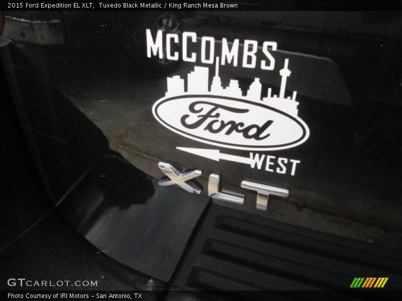 Tuxedo Black Metallic / King Ranch Mesa Brown 2015 Ford Expedition EL XLT