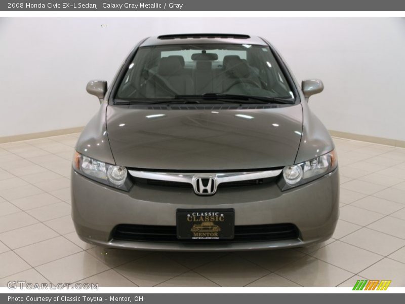 Galaxy Gray Metallic / Gray 2008 Honda Civic EX-L Sedan