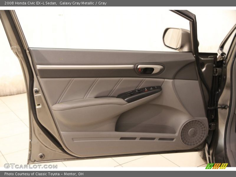 Galaxy Gray Metallic / Gray 2008 Honda Civic EX-L Sedan