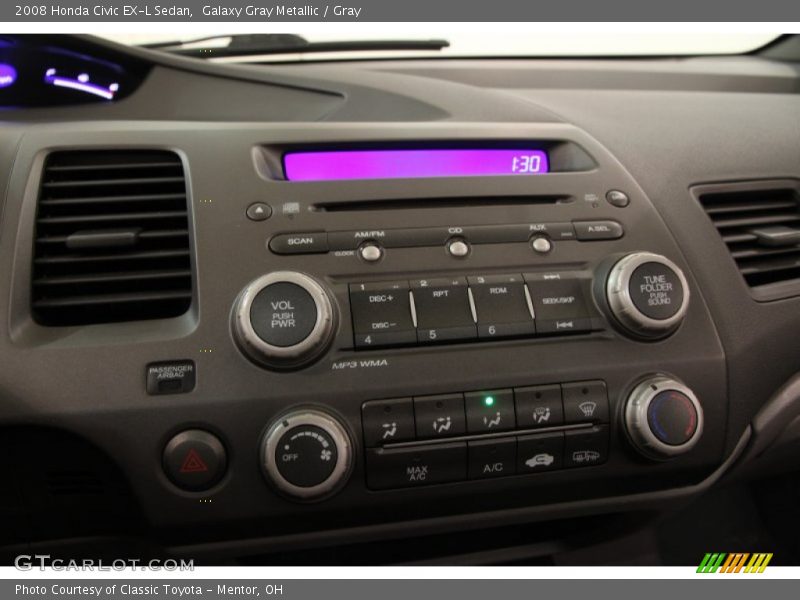 Galaxy Gray Metallic / Gray 2008 Honda Civic EX-L Sedan