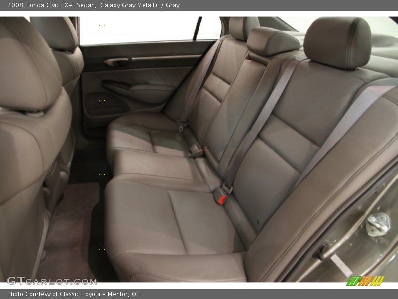 Galaxy Gray Metallic / Gray 2008 Honda Civic EX-L Sedan