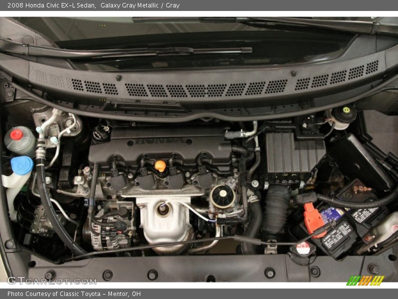 Galaxy Gray Metallic / Gray 2008 Honda Civic EX-L Sedan