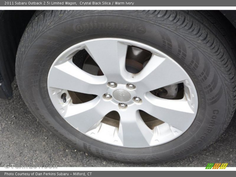 Crystal Black Silica / Warm Ivory 2011 Subaru Outback 2.5i Limited Wagon